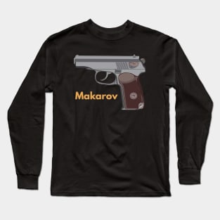 Makarov Soviet Pistol Long Sleeve T-Shirt